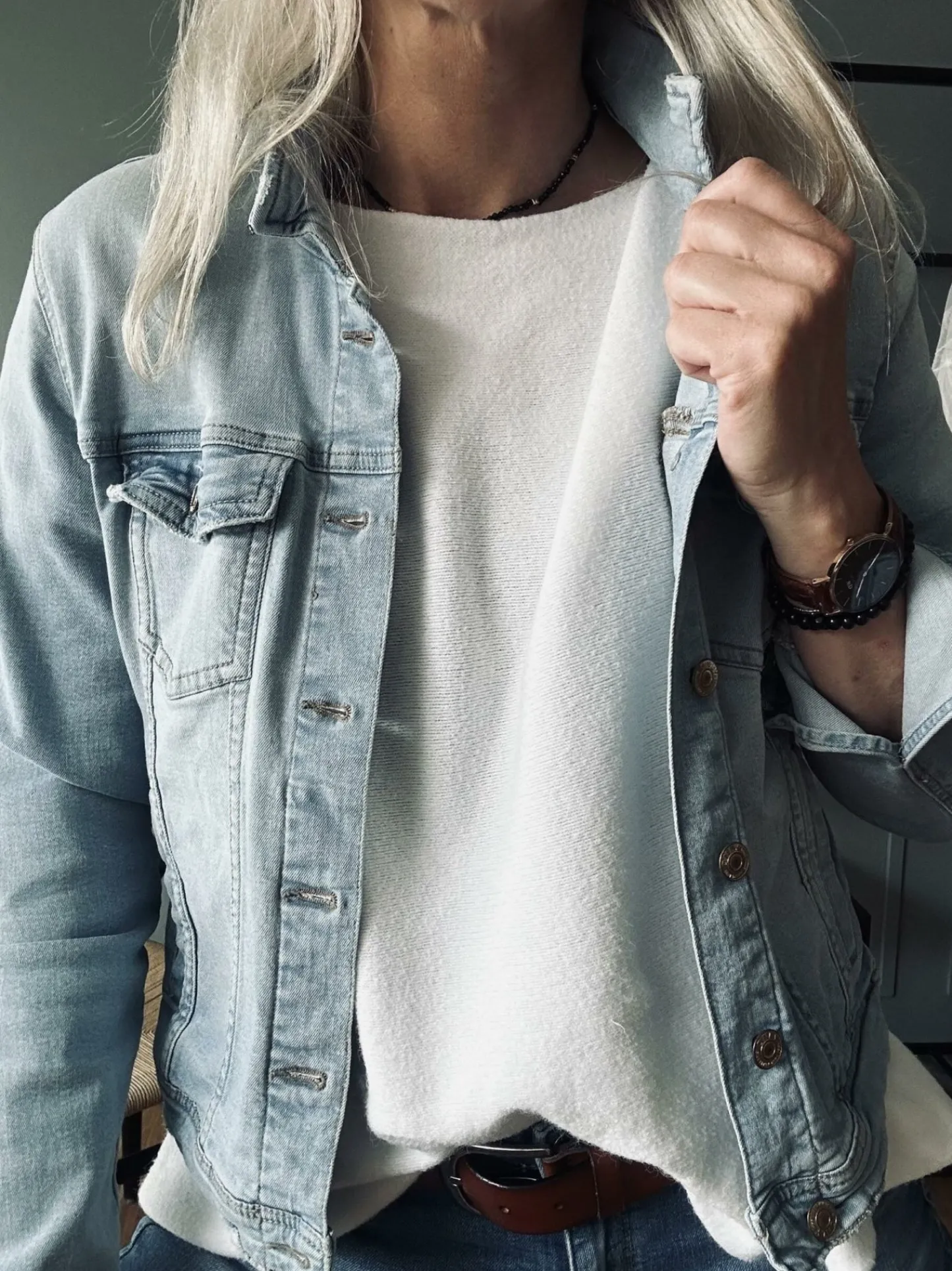 VIAMAJA Bluse Dagmar super blød kvalitet – White Online