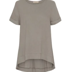 VIAMAJA Bluse oversize hør – Fango / beige Clearance