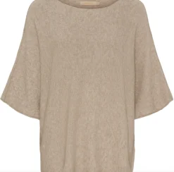 VIAMAJA Bluse Sia medium beige – Oversize