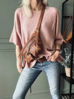 VIAMAJA Bluse Sia Old rose – Oversize Hot