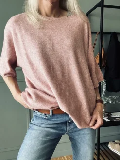 VIAMAJA Bluse Sia Old rose – Oversize Hot
