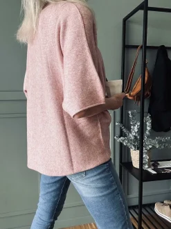 VIAMAJA Bluse Sia Old rose – Oversize Hot