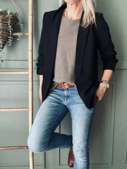 VIAMAJA Bluse Sia Taupe – Oversize Online