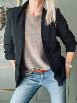 VIAMAJA Bluse Sia Taupe – Oversize Online