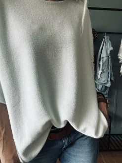 VIAMAJA Bluse Sia white – Oversize Outlet