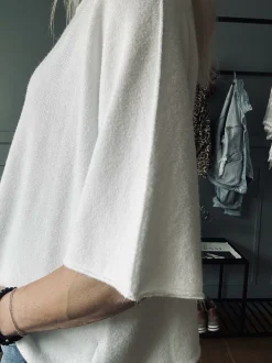 VIAMAJA Bluse Sia white – Oversize Outlet