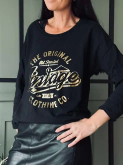 VIAMAJA Bluse Vintage - Black Online