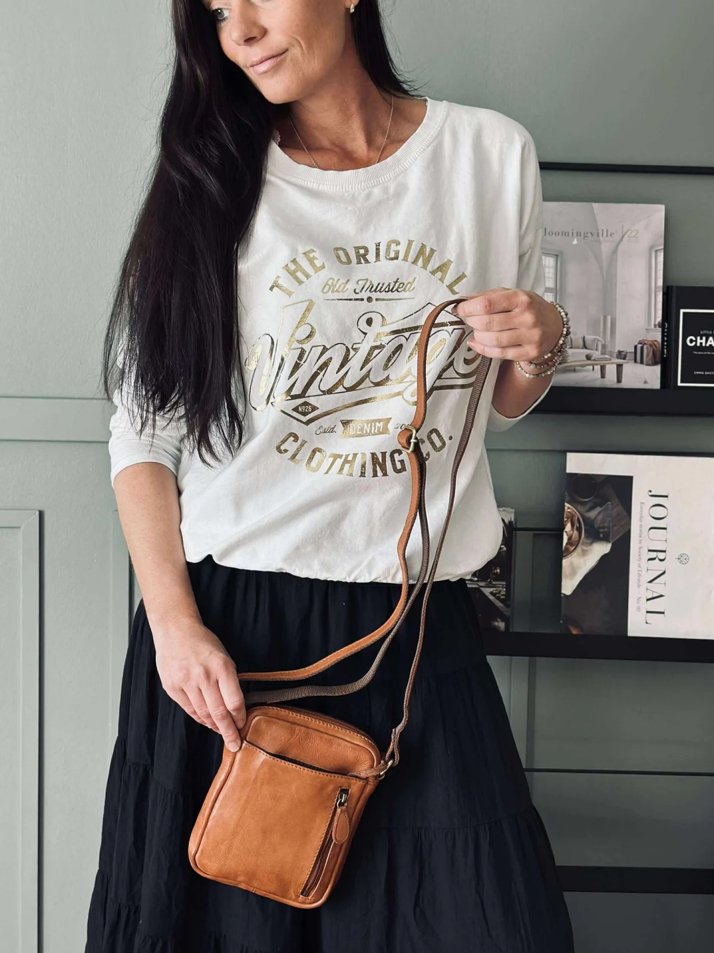 VIAMAJA Bluse Vintage - White