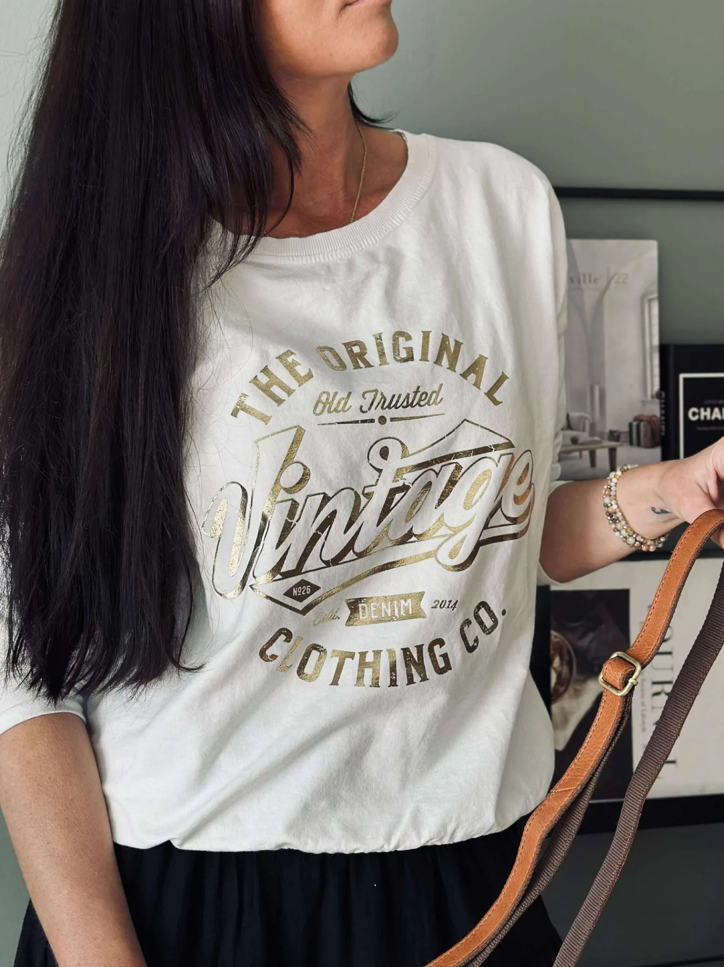 VIAMAJA Bluse Vintage - White