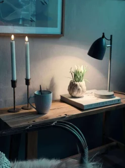 VIAMAJA Bordlampe - Grå metal Clearance