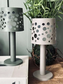 VIAMAJA Bordlampe med solceller - Lys beige