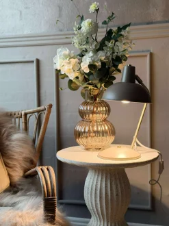 VIAMAJA Bordlampe Retro - Beige / guld Best