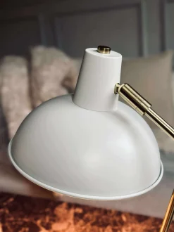 VIAMAJA Bordlampe Retro - Hvid / guld