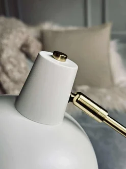 VIAMAJA Bordlampe Retro - Hvid / guld