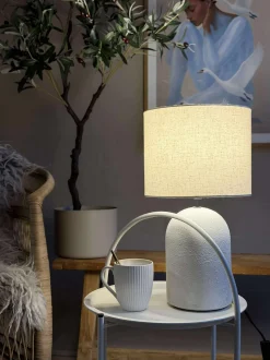VIAMAJA Bordlampe STONEWARE - Lys natur Hot