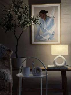 VIAMAJA Bordlampe STONEWARE - Lys Natur New