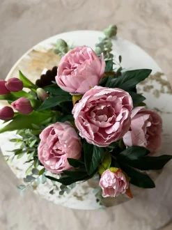 VIAMAJA Bowl i beton look - Rosa