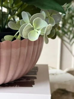 VIAMAJA Bowl i beton look - Rosa