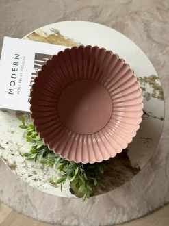 VIAMAJA Bowl i beton look - Rosa