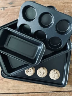 VIAMAJA Bradepander og forme – Sæt af 4 stk Non Stick Discount