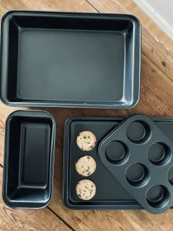 VIAMAJA Bradepander og forme – Sæt af 4 stk Non Stick Discount