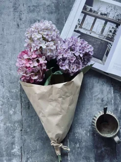 VIAMAJA Buket - Hortensia Pink / Lilla Clearance