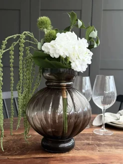 VIAMAJA Buket - Lille hvid hortensia / Lime Clearance
