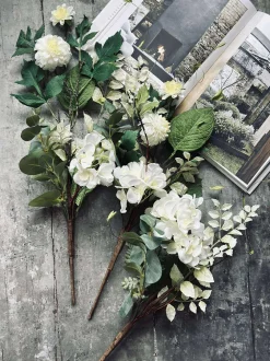 VIAMAJA Buket Hortensia - Hvid Sale