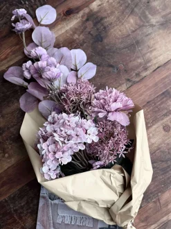 VIAMAJA Buket med hortensia - Syren / pink Online