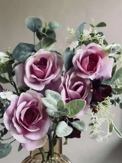VIAMAJA Buket med roser - Pink Sale