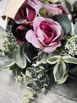 VIAMAJA Buket med roser - Pink Sale