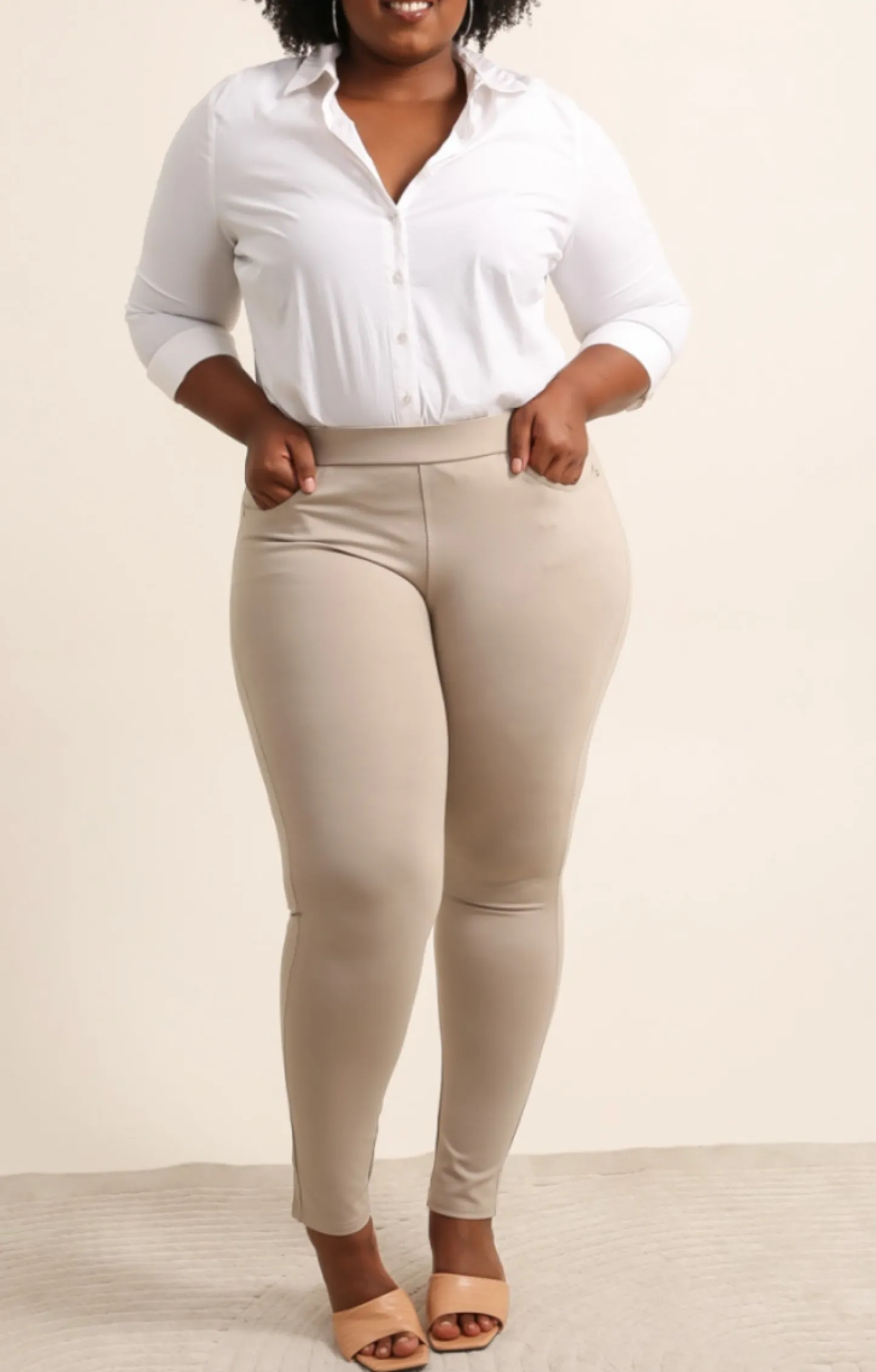 VIAMAJA Bukser Amalie Stretchy Plus Size 38-50 Discount