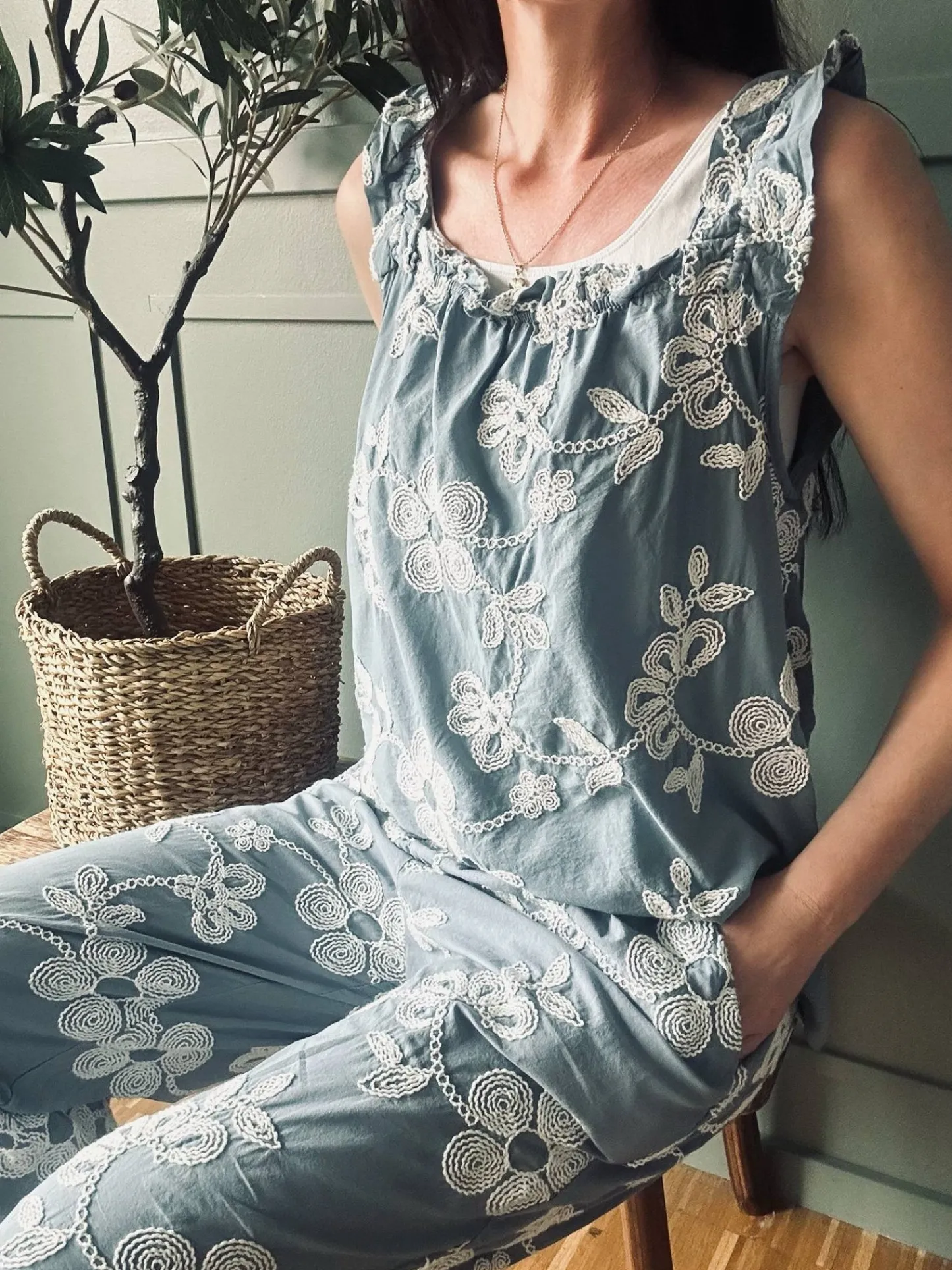 VIAMAJA Bukser Amira blue Outlet