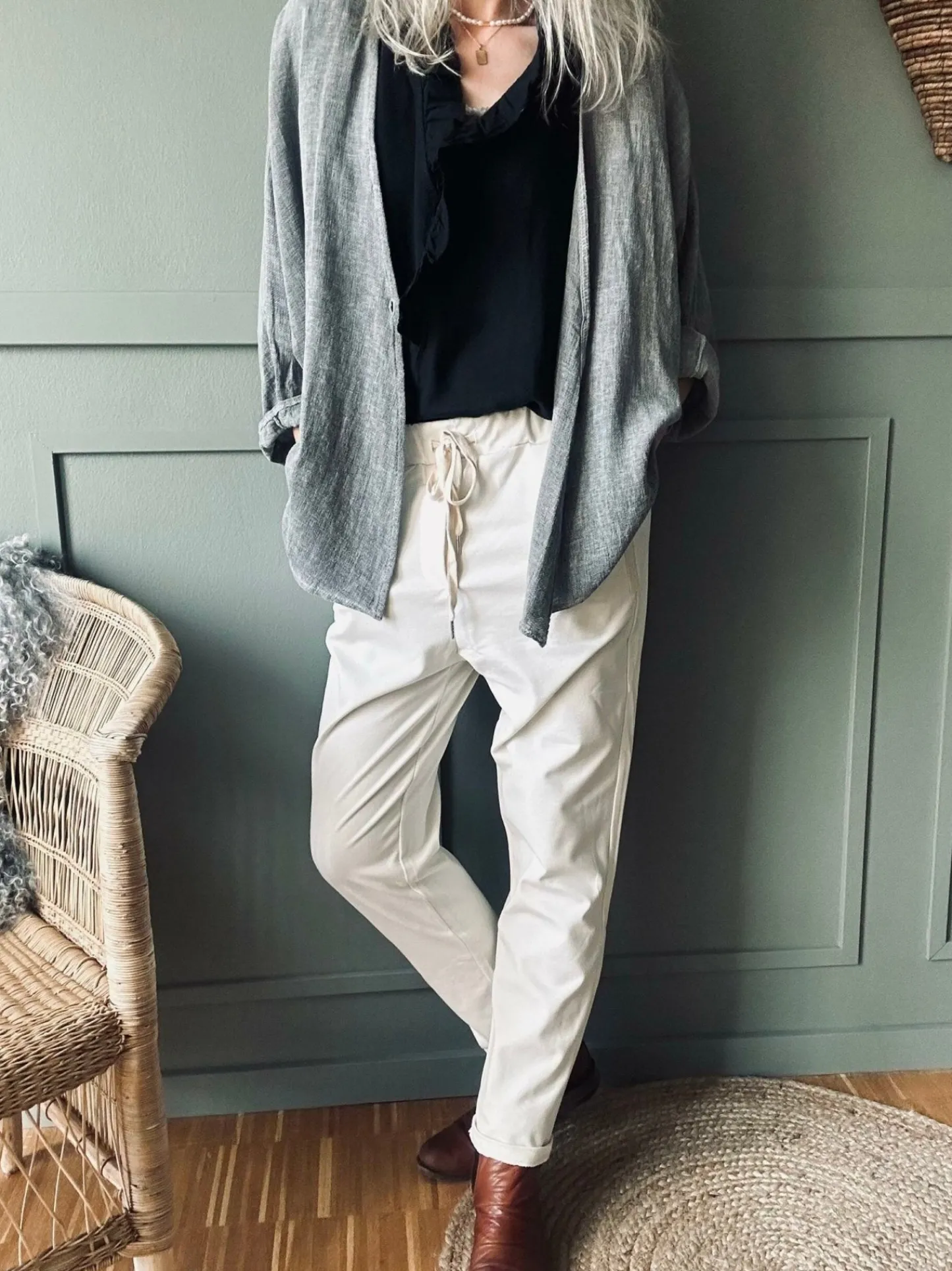 VIAMAJA Bukser Luna Lys beige Discount
