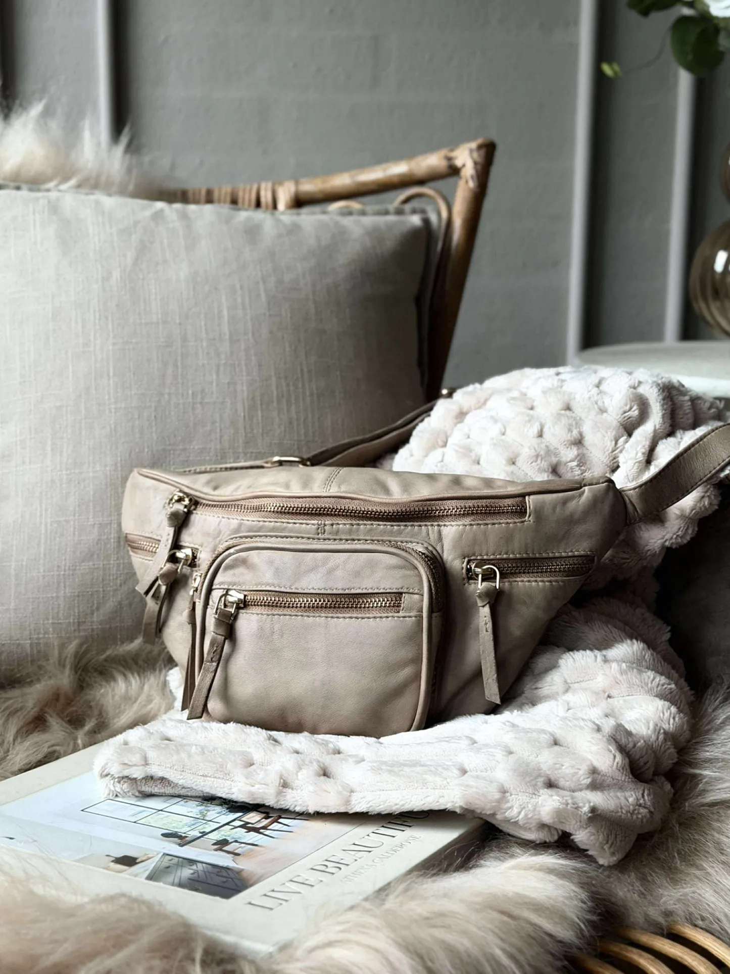 VIAMAJA Bumbag – VINTAGE beige Discount