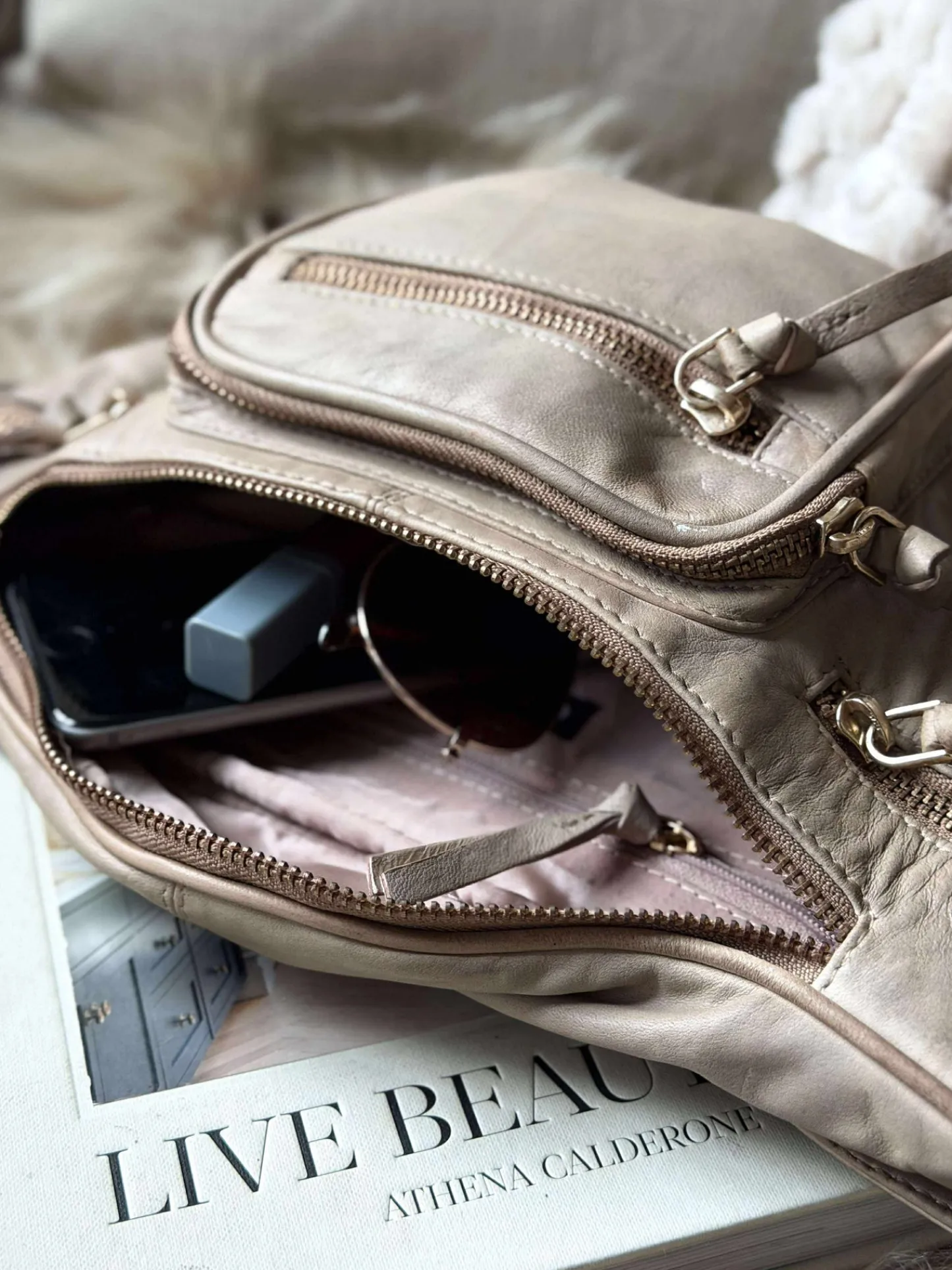 VIAMAJA Bumbag – VINTAGE beige Discount