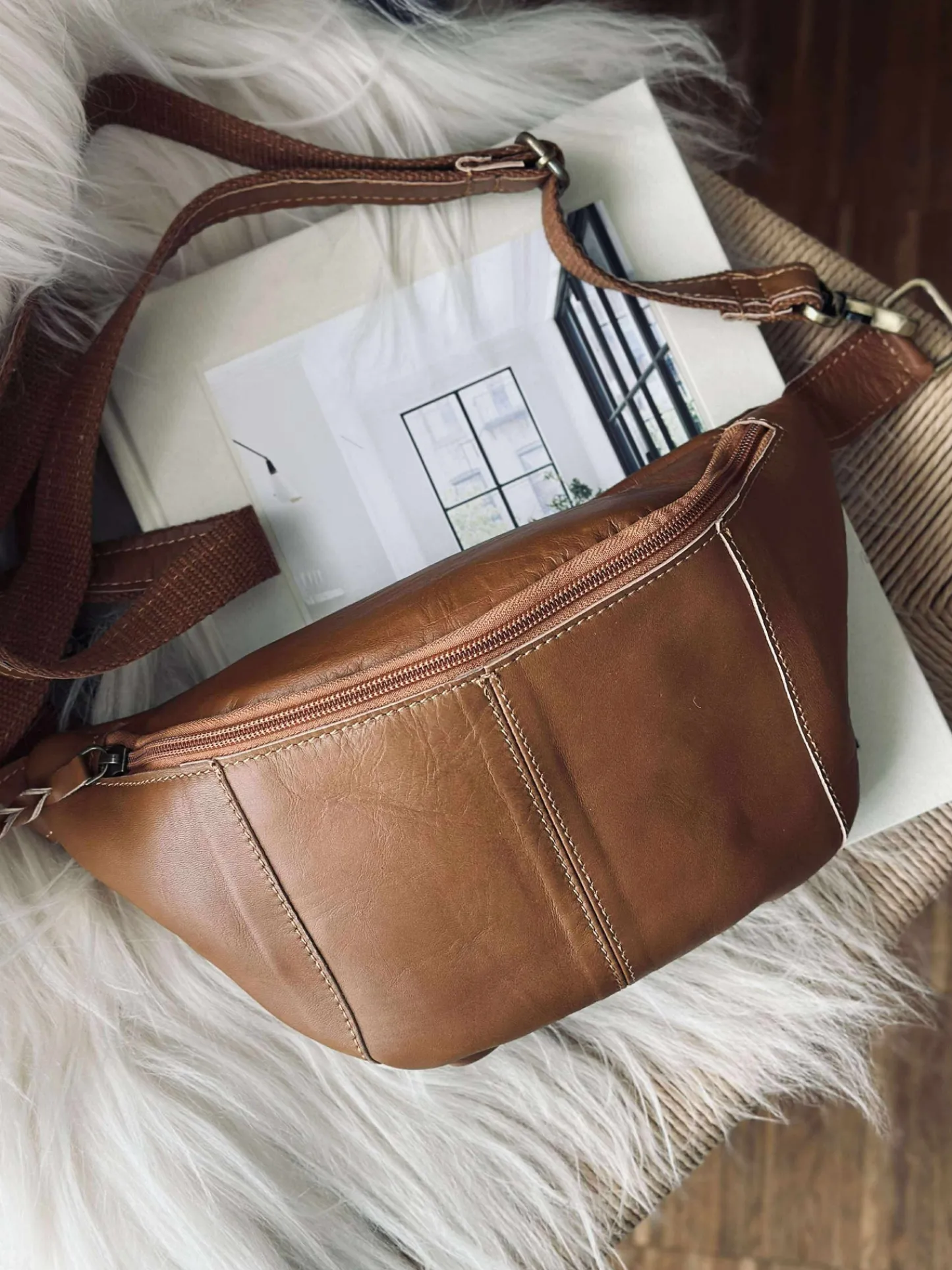 VIAMAJA Bumbag Anna - Cognac Sale