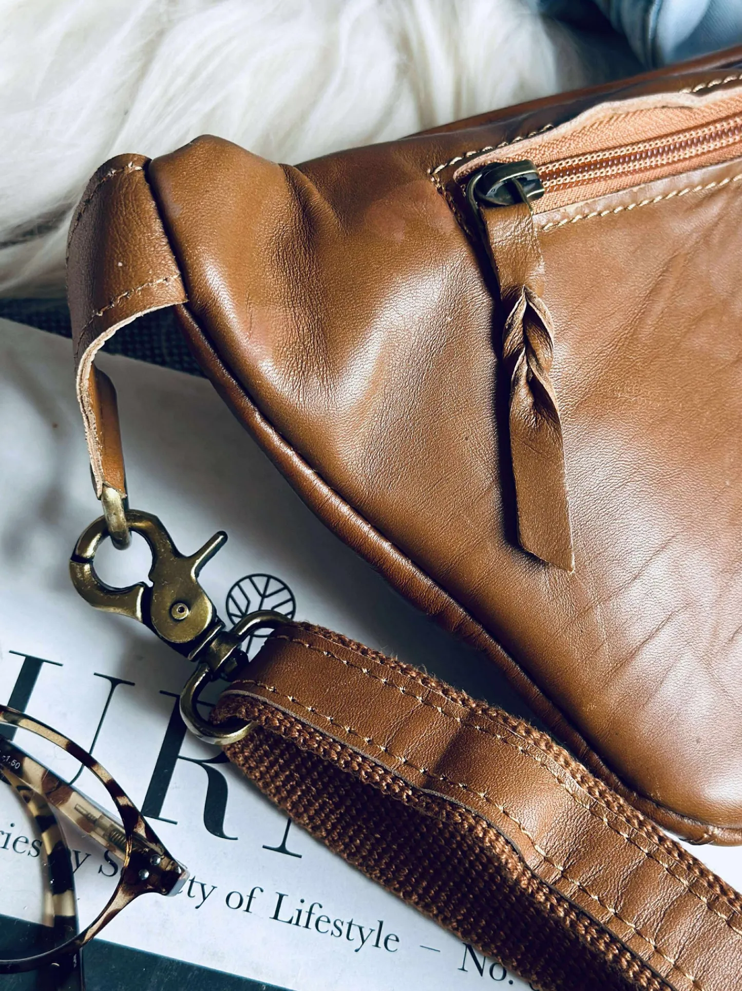 VIAMAJA Bumbag Anna - Cognac Sale