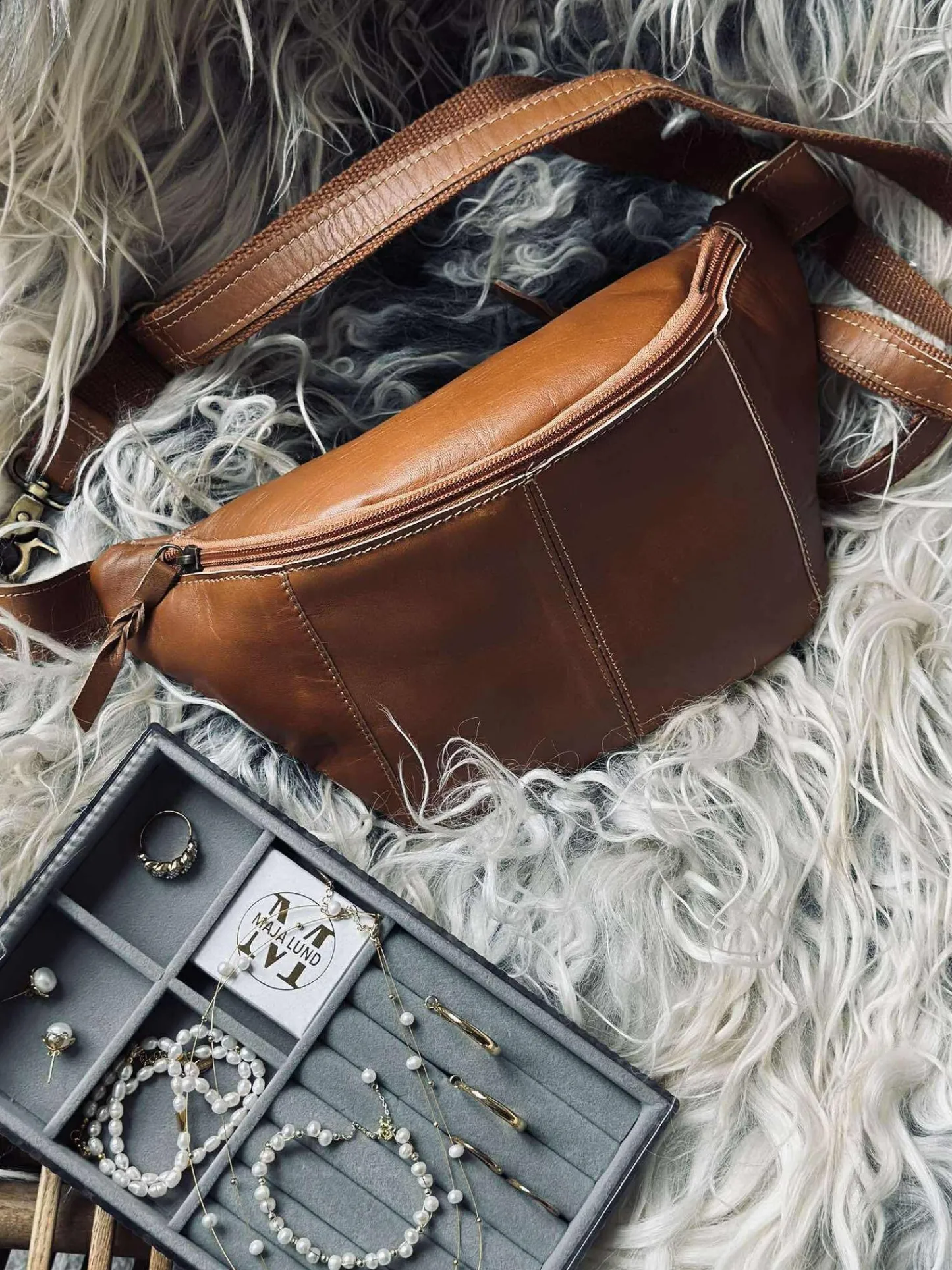 VIAMAJA Bumbag Anna - Cognac Sale