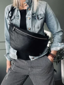 VIAMAJA Bumbag Aura Big Black Clearance