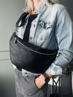 VIAMAJA Bumbag Aura Big Black Clearance