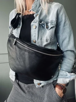 VIAMAJA Bumbag Aura Big Black Clearance