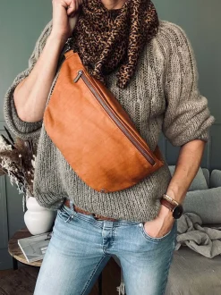 VIAMAJA Bumbag Aura Big Cognac