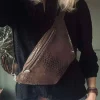 VIAMAJA Bumbag Aura Brown Croco