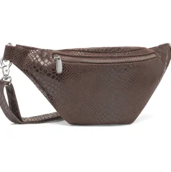 VIAMAJA Bumbag Aura Brown Croco