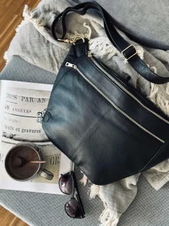 VIAMAJA Bumbag BIG Astrid - Black / Gold Discount