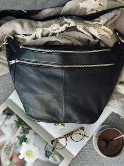 VIAMAJA Bumbag BIG Astrid - Black / Silver Hot