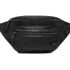 VIAMAJA Bumbag Biker black wash leather Online