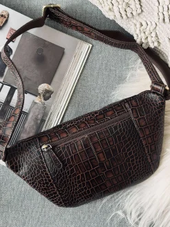 VIAMAJA Bumbag brown croco Best