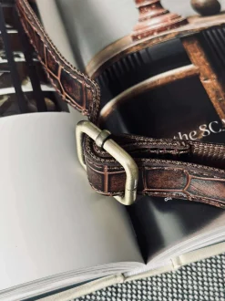 VIAMAJA Bumbag brown croco Best